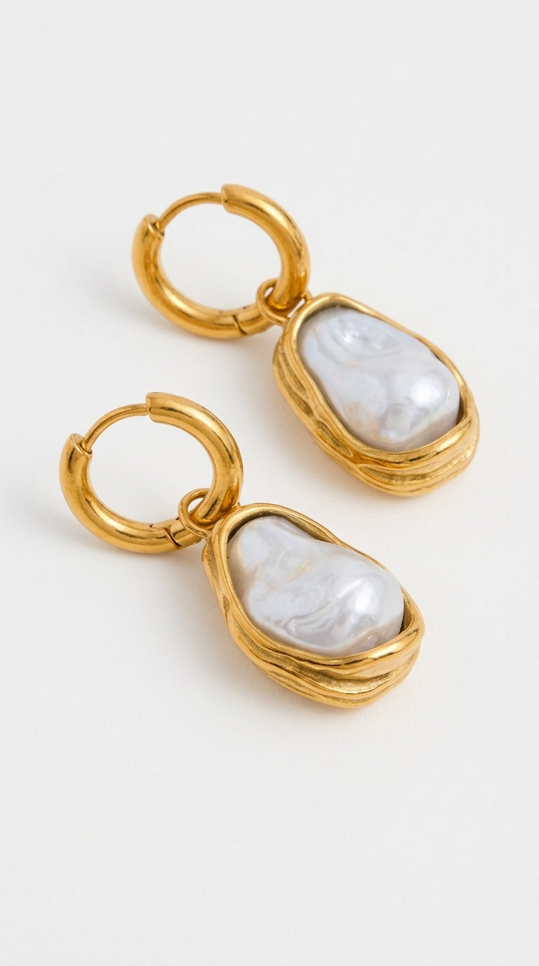 Celestine Baroque Pearl Drops
