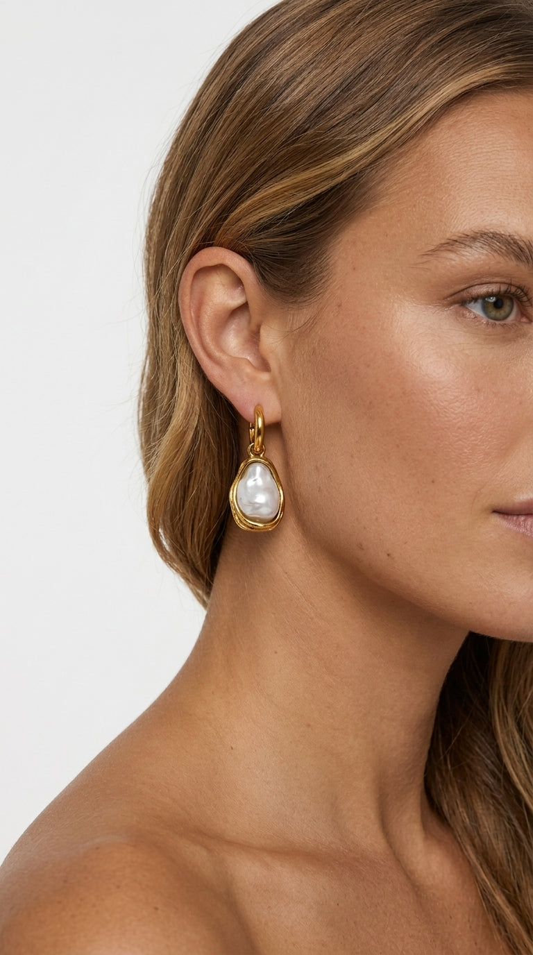 Celestine Baroque Pearl Drops