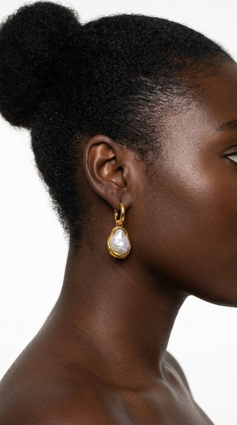 Celestine Baroque Pearl Drops