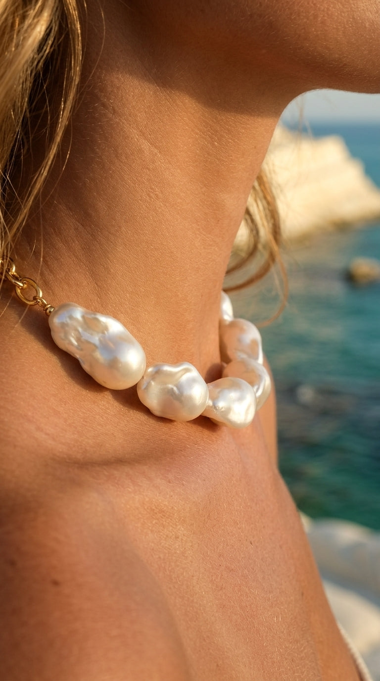 Liora Baroque Pearl Choker
