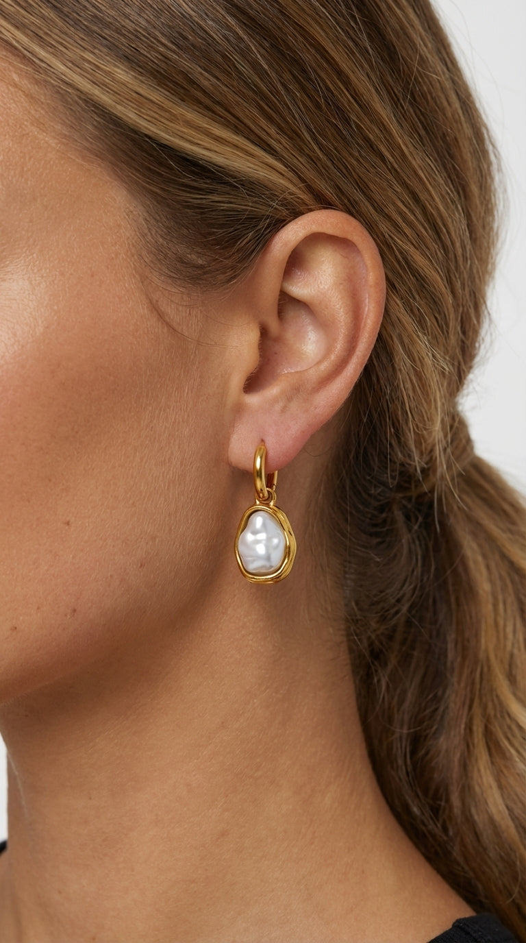 Celestine Baroque Pearl Drops