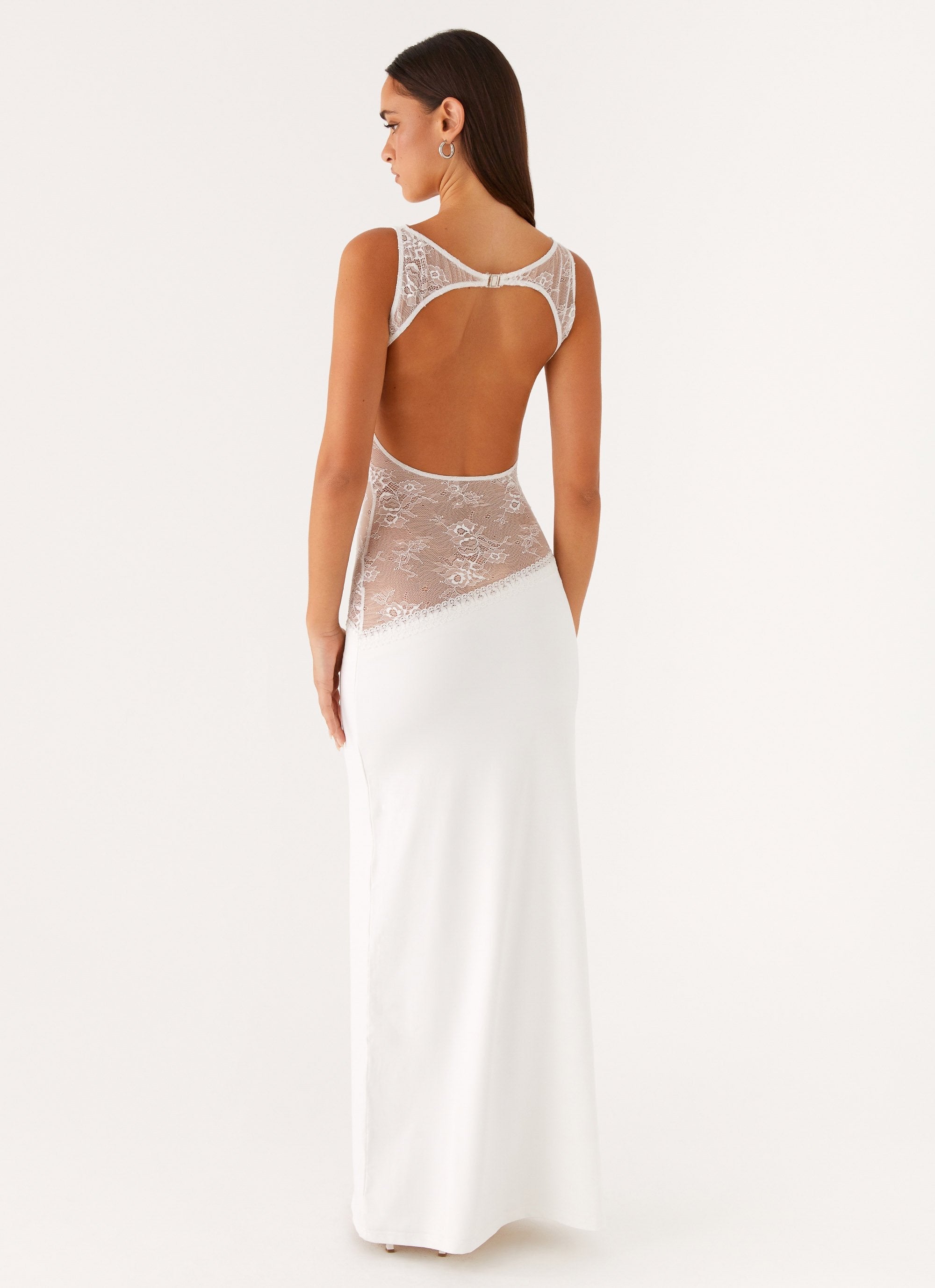 Valérinne Lucinda Lace-Waist Maxi Dress