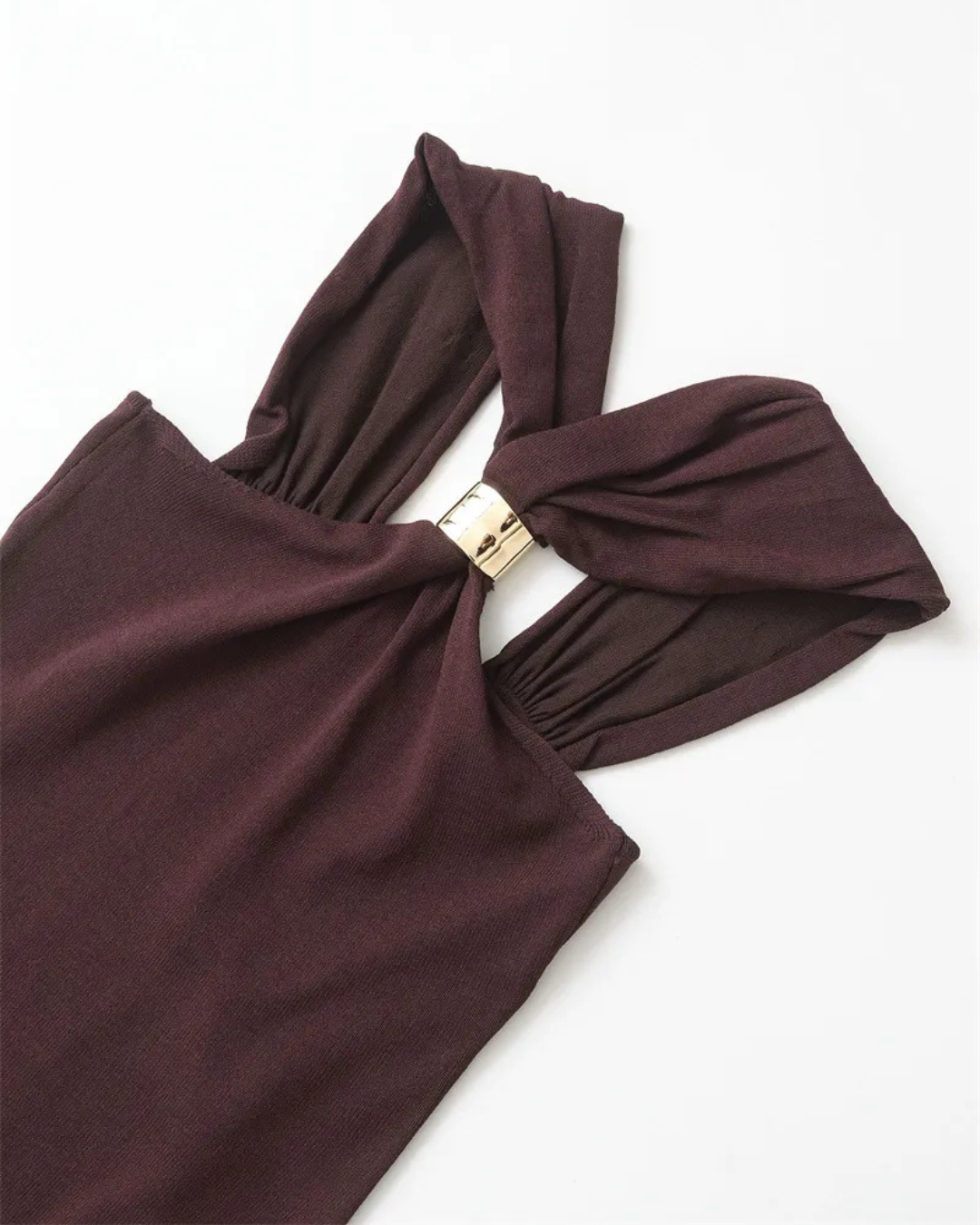 LAIR | Mocha Halter Top