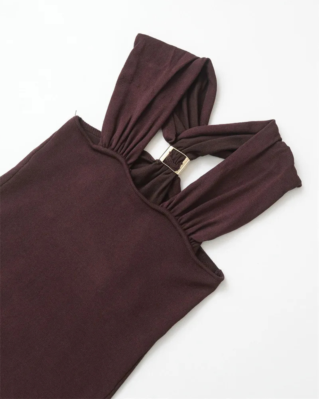 LAIR | Mocha Halter Top
