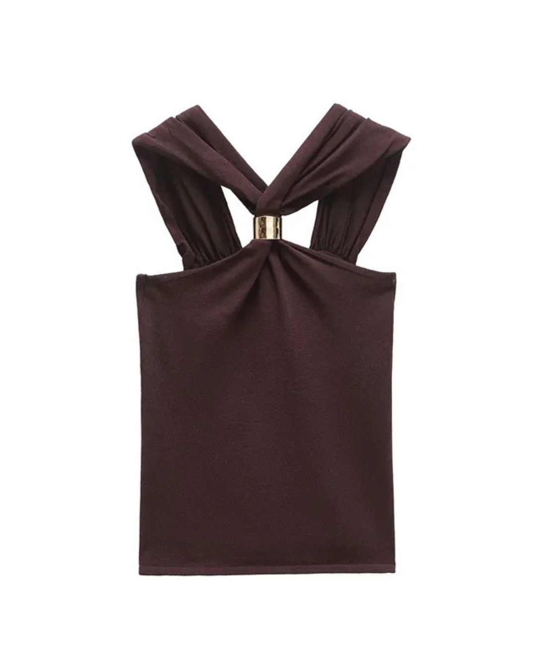 LAIR | Mocha Halter Top