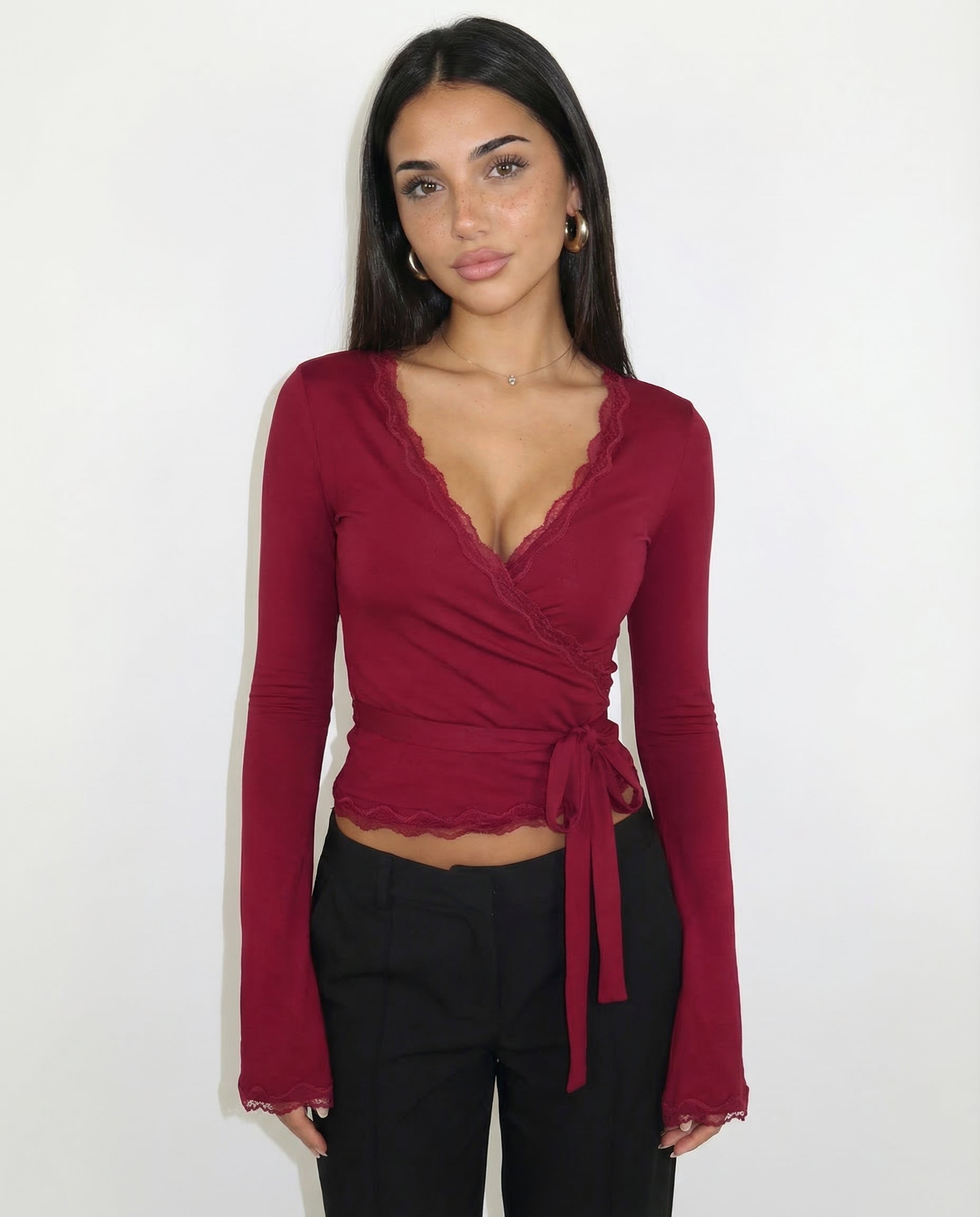 LAIR | Lace Wrap Top