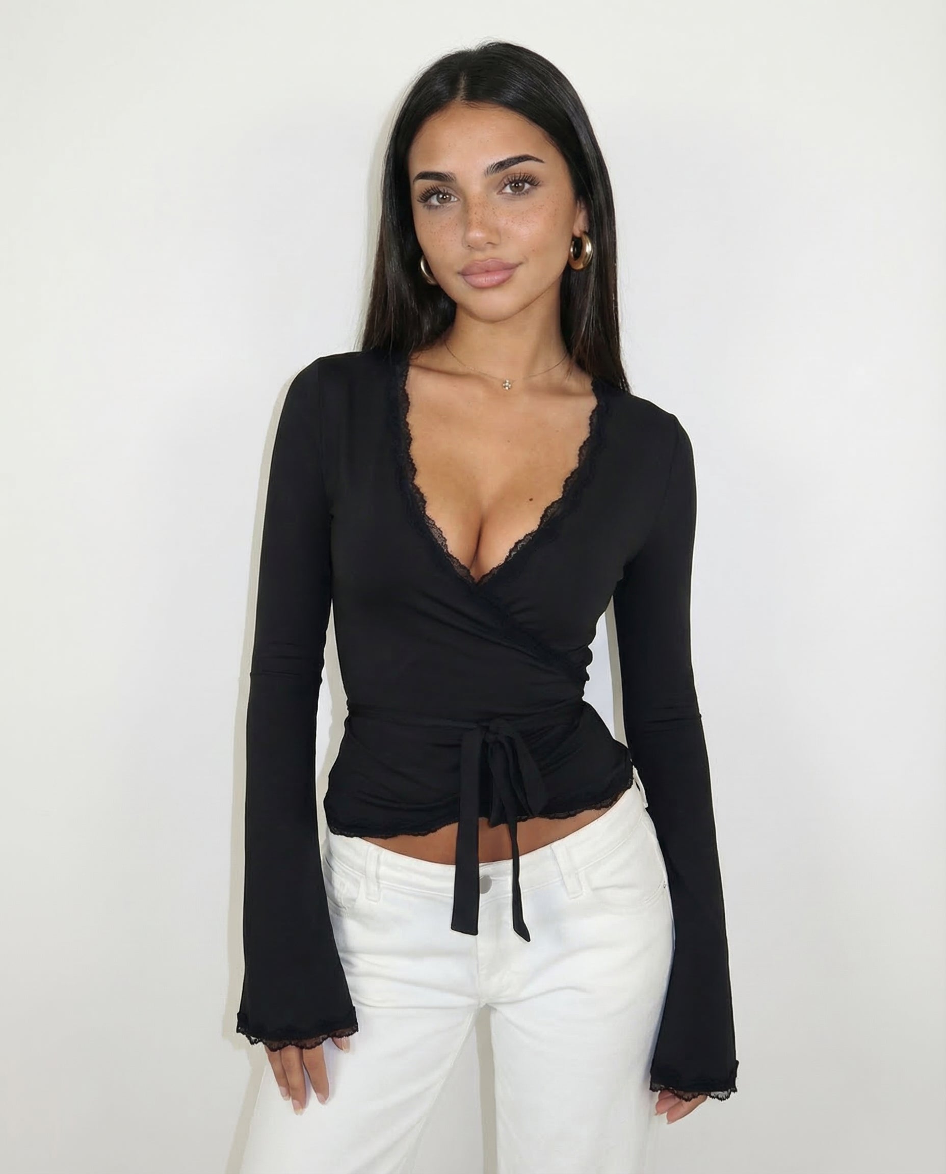 LAIR | Lace Wrap Top