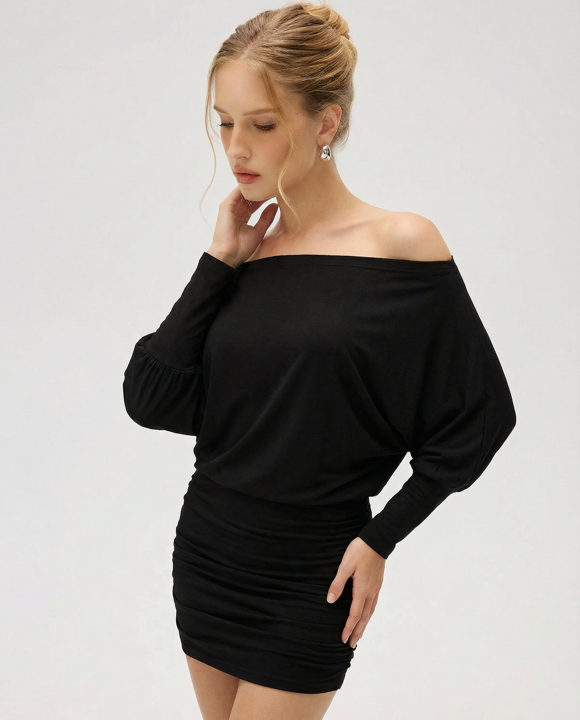 SOLA Ruched Mini Dress