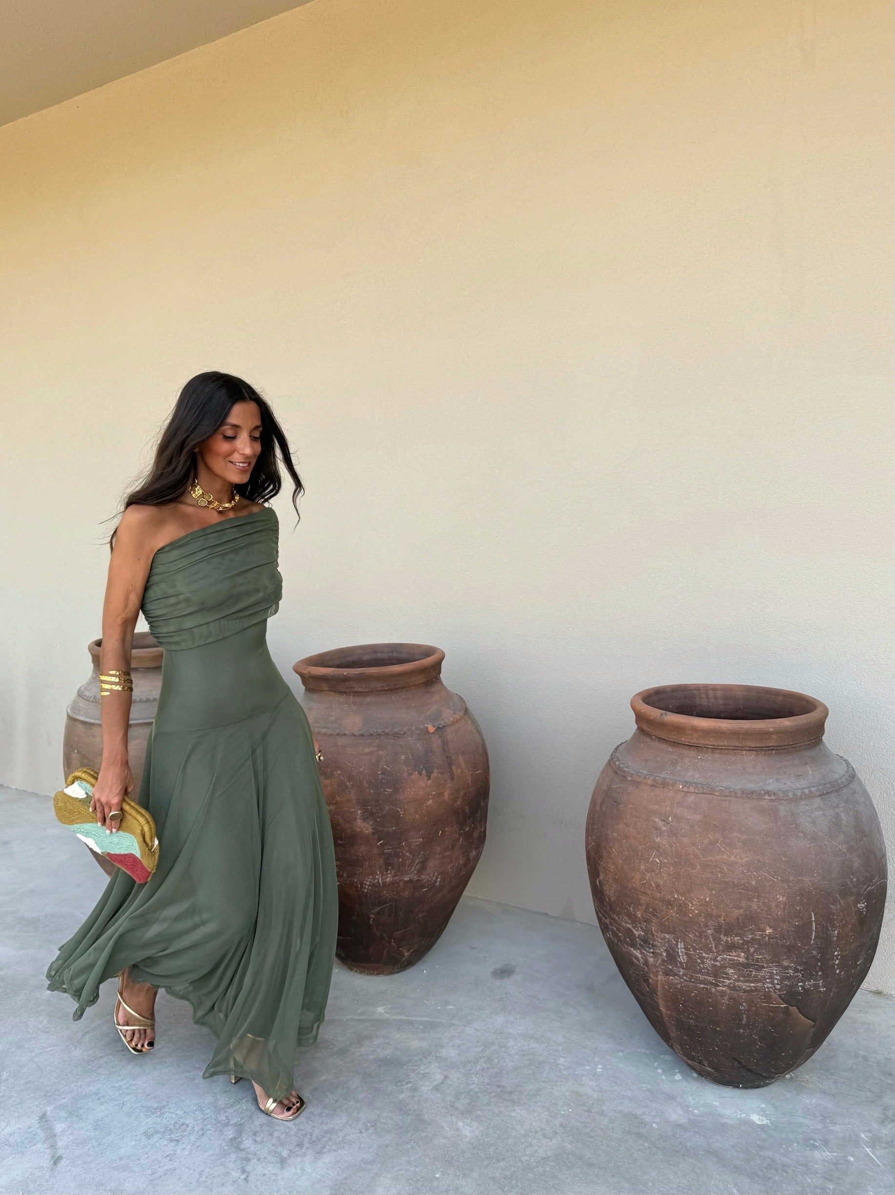 Toledo Dress in Green - Shipping/Envio 22/05 to 29/05