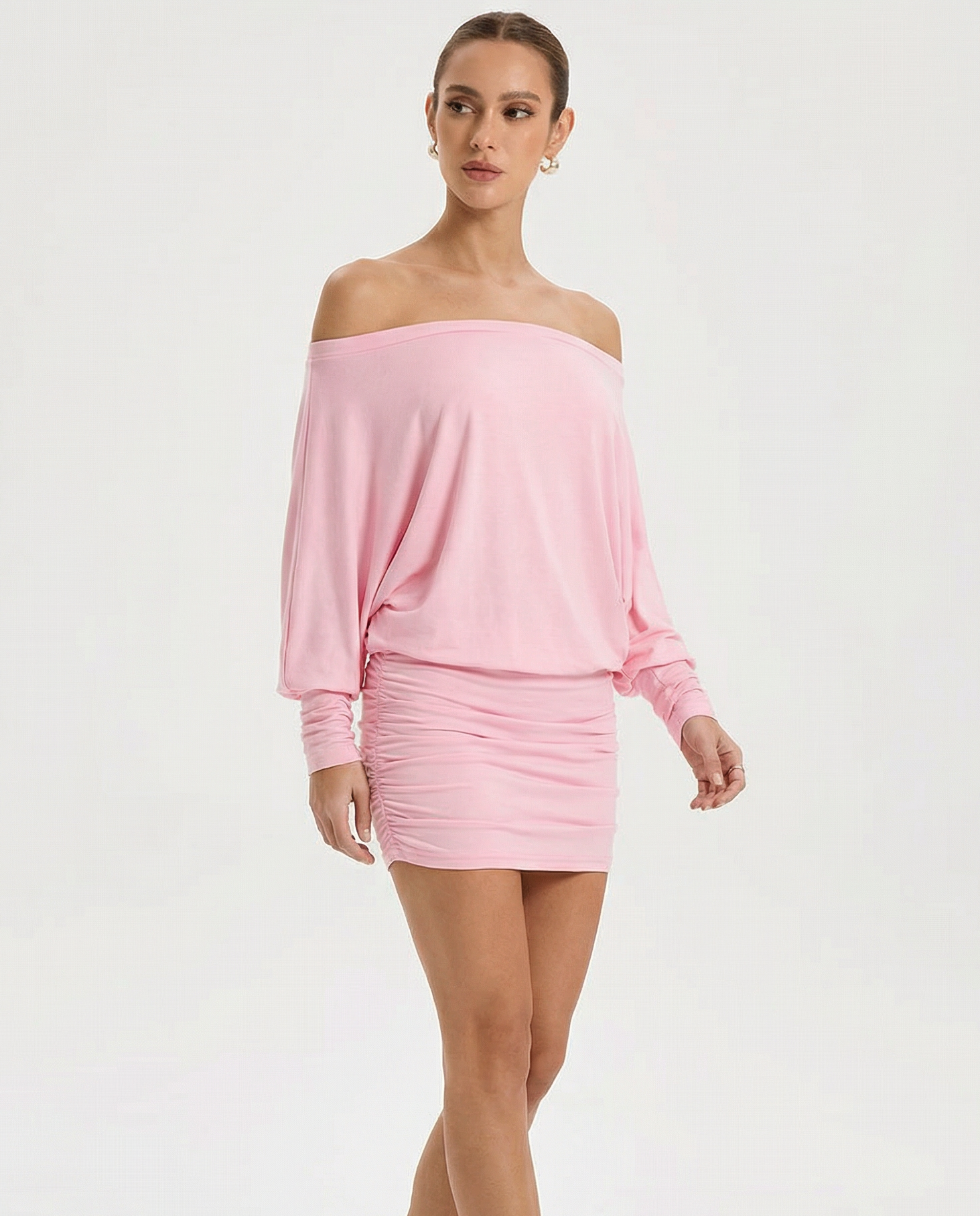 SOLA Ruched Mini Dress