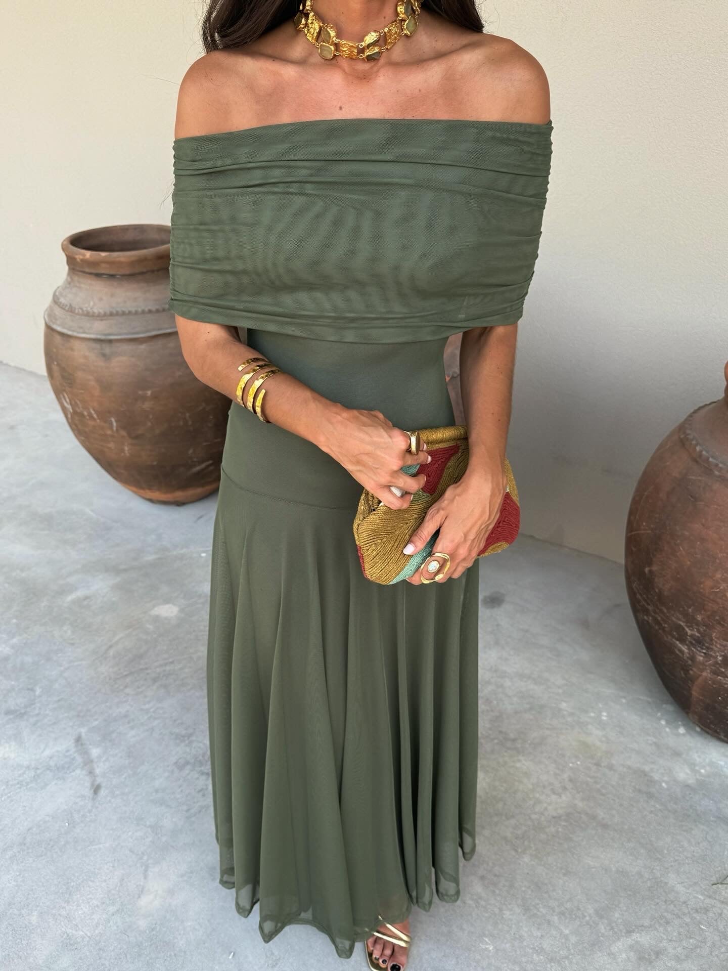 Toledo Dress in Green - Shipping/Envio 22/05 to 29/05