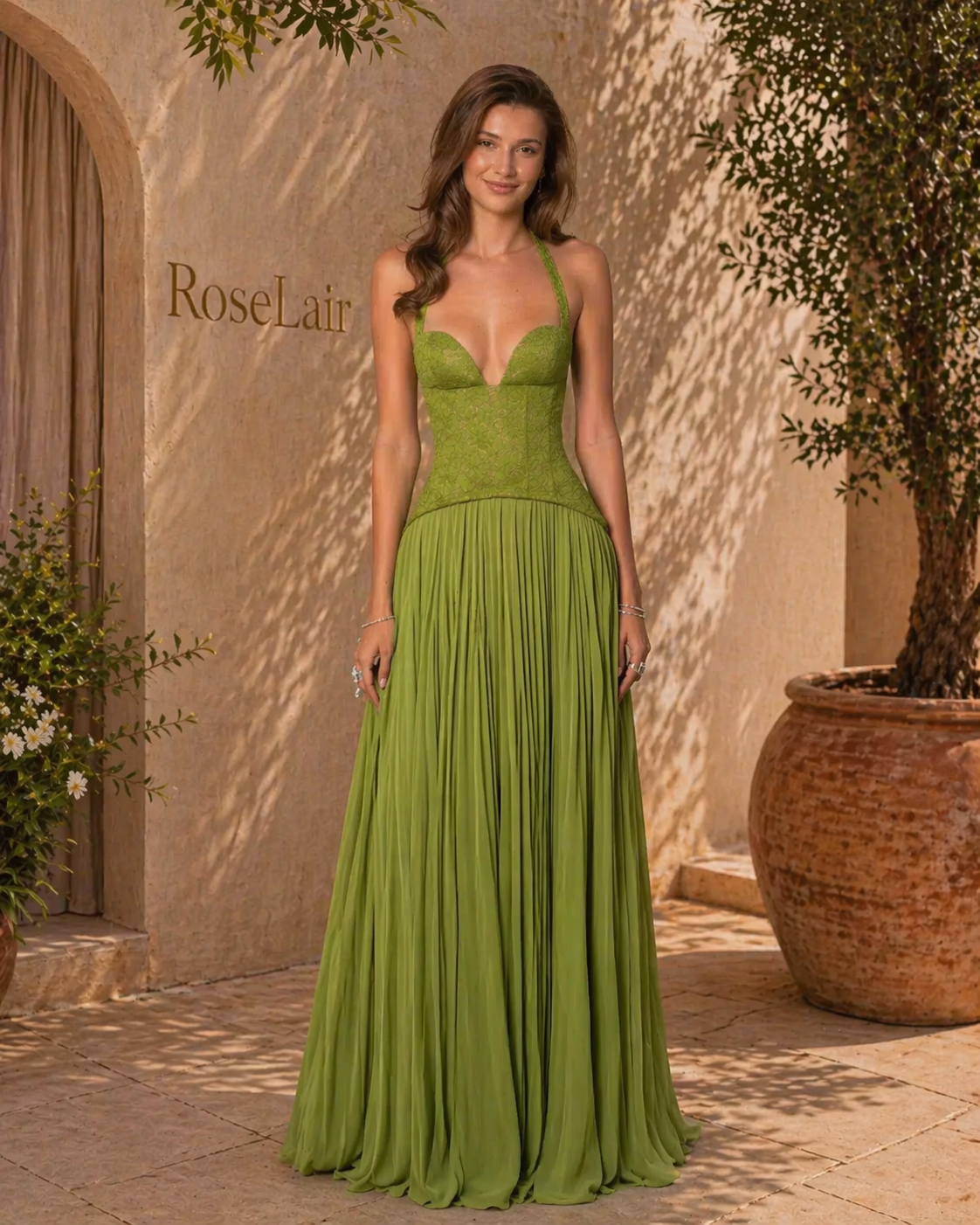 Daria Emerald Maxi Dress