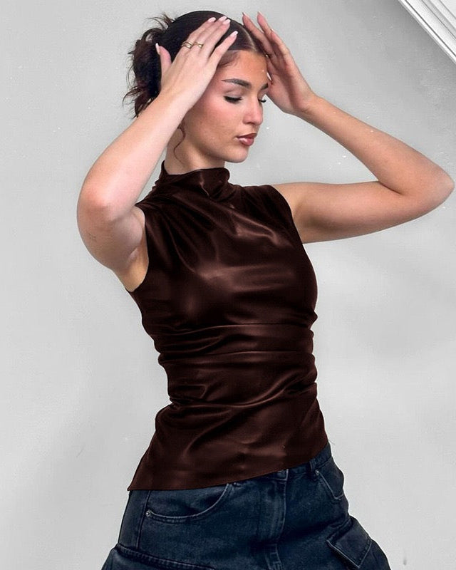 LAIR| Luxe Leather Top