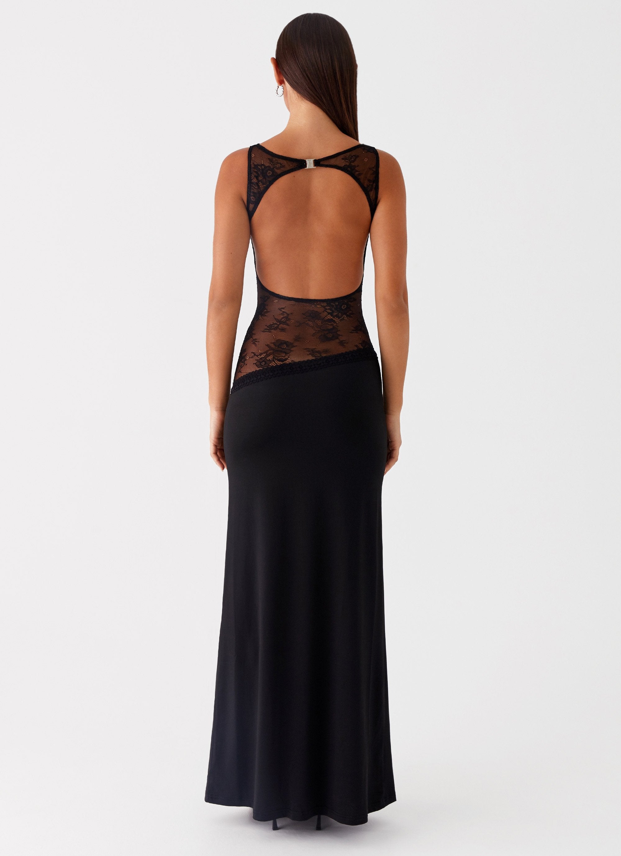 Valérinne Lucinda Lace-Waist Maxi Dress
