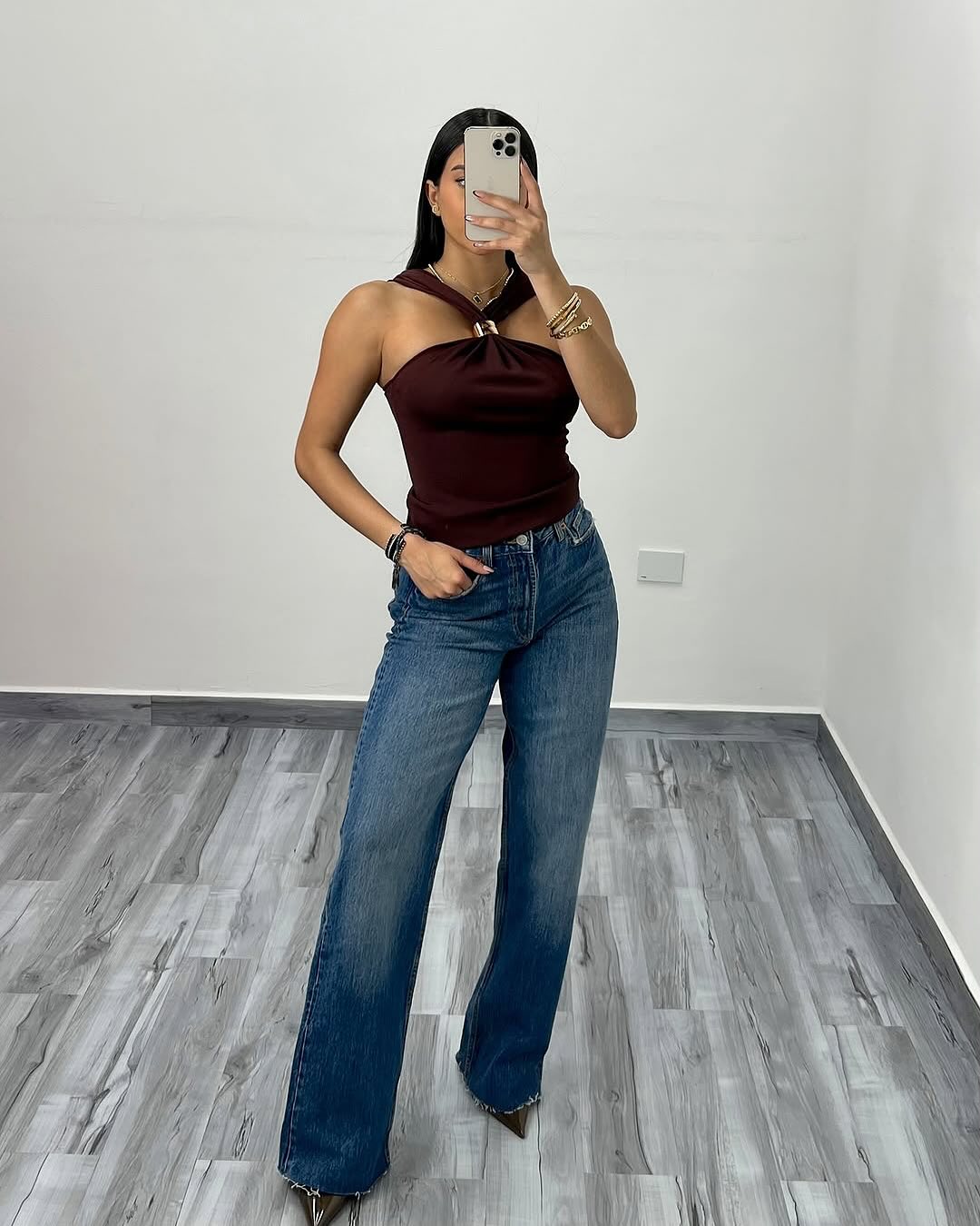 LAIR | Mocha Halter Top
