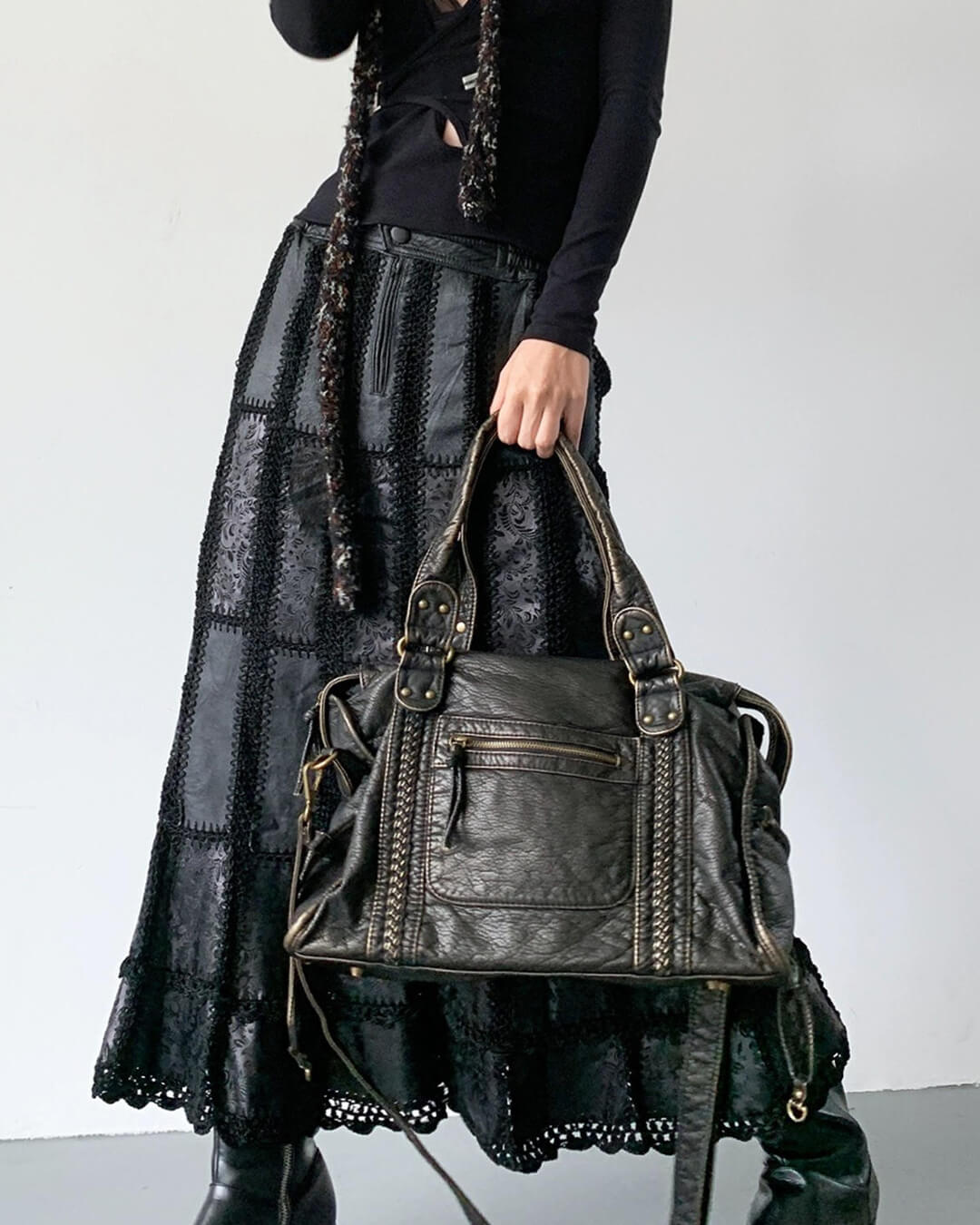 LAIR| Vintage Weave Shoulder Bag
